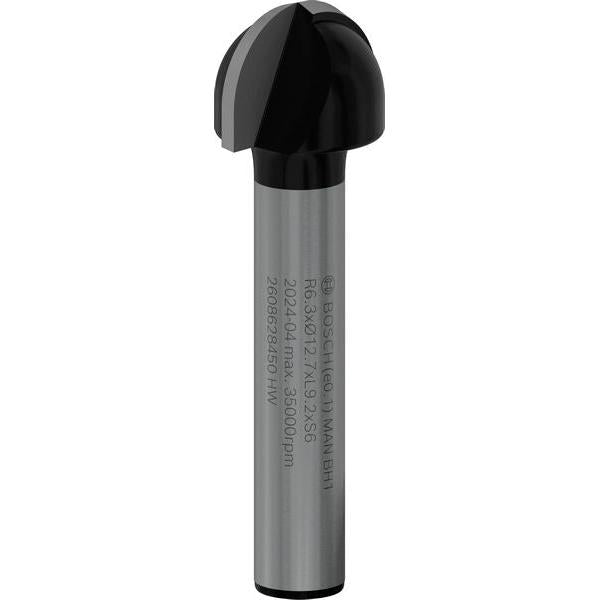 BOSCH PRO glodalo za poluokrugle kanale, R 6,3, prihvat 6 mm - Glod.za poluok.kan+vođica 6x12,7x40 (2608628450) Madras doo Beograd Madras doo Beograd
