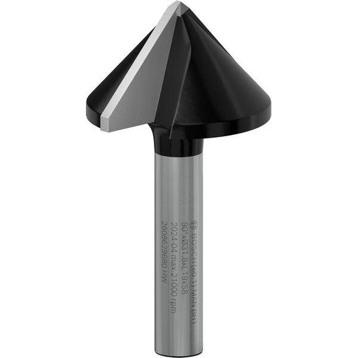 BOSCH PRO glodalo za V-kanale, 90°×Ø 31,8, prihvat 8 mm - V-glodalo za žljebove V-Groove Bit (2608629680) Madras doo Beograd Madras doo Beograd