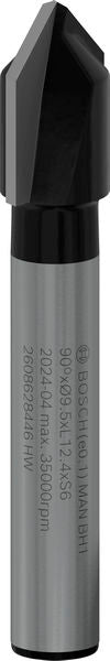 BOSCH PRO glodalo za V-kanale, 90°×Ø 9,5, prihvat 6 mm - V-glodalo za žljebove 6x9,5 (2608628446) Madras doo Beograd Madras doo Beograd