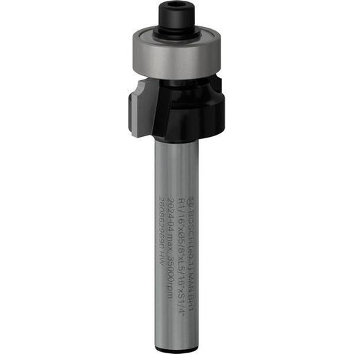 BOSCH PRO glodalo za zaobljavanje, R 1/16", prihvat 1/4" - Glodala za zaobljavanje Roundover (2608629690) Madras doo Beograd Madras doo Beograd