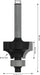 BOSCH PRO glodalo za zaobljavanje, R 6,3, prihvat 6 mm - Profilno glodalo 6x25,4x54 (2608628456) Madras doo Beograd Madras doo Beograd