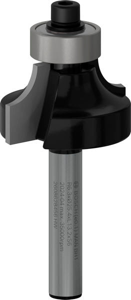BOSCH PRO glodalo za zaobljavanje, R 6,3, prihvat 6 mm - Profilno glodalo 6x25,4x54 (2608628456) Madras doo Beograd Madras doo Beograd