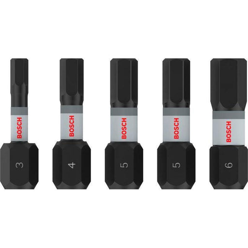 BOSCH PRO H Impact Bits, H3, H4, H5 (×2), H6, 25 mm, 5 kom. - Umetak uvrtača PRO H Impact Set (2608521U59) Madras doo Beograd Madras doo Beograd