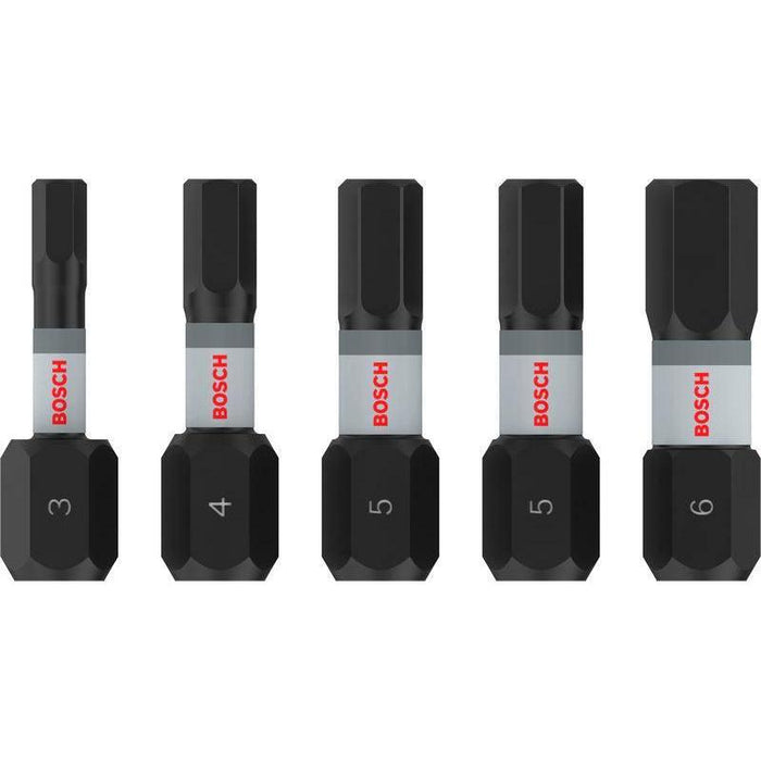 BOSCH PRO H Impact Bits, H3, H4, H5 (×2), H6, 25 mm, 5 kom. - Umetak uvrtača PRO H Impact Set (2608521U59) Madras doo Beograd Madras doo Beograd