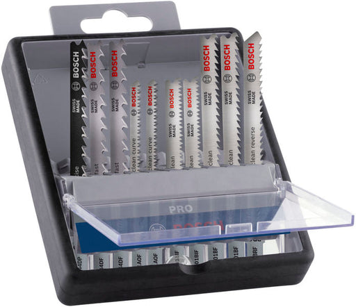 BOSCH PRO Hardwood and Laminate set, 83 mm, 10 kom. - Set listova testere RBP- 10ER SET JSB RL (2607011941) Power Tools BOSCH Madras doo Beograd