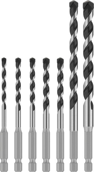 BOSCH PRO HEX-5 set burgija, 4×100, 5×100, 5×100, 6×100, 6×100, 8×150, 10x150 mm, 7 kom. - Burgija HEX-5 7pc Set 4-10 (2608707005) Power Tools BOSCH Madras doo Beograd
