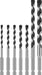 BOSCH PRO HEX-5 set burgija, 4×100, 5×100, 5×100, 6×100, 6×100, 8×150, 10x150 mm, 7 kom. - Burgija HEX-5 7pc Set 4-10 (2608707005) Power Tools BOSCH Madras doo Beograd