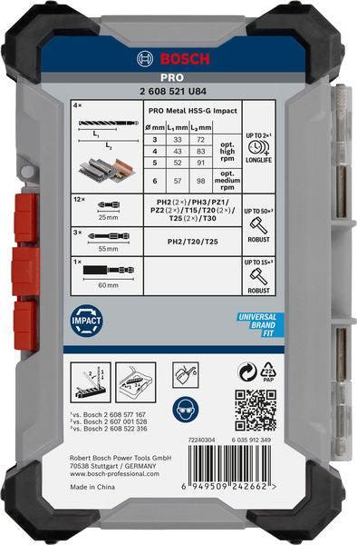 BOSCH PRO Impact Metal Set, 20 kom. - (2608521U84) Madras doo Beograd Madras doo Beograd