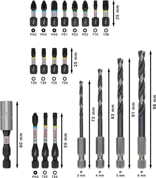 BOSCH PRO Impact Metal Set, 20 kom. - (2608521U84) Madras doo Beograd Madras doo Beograd