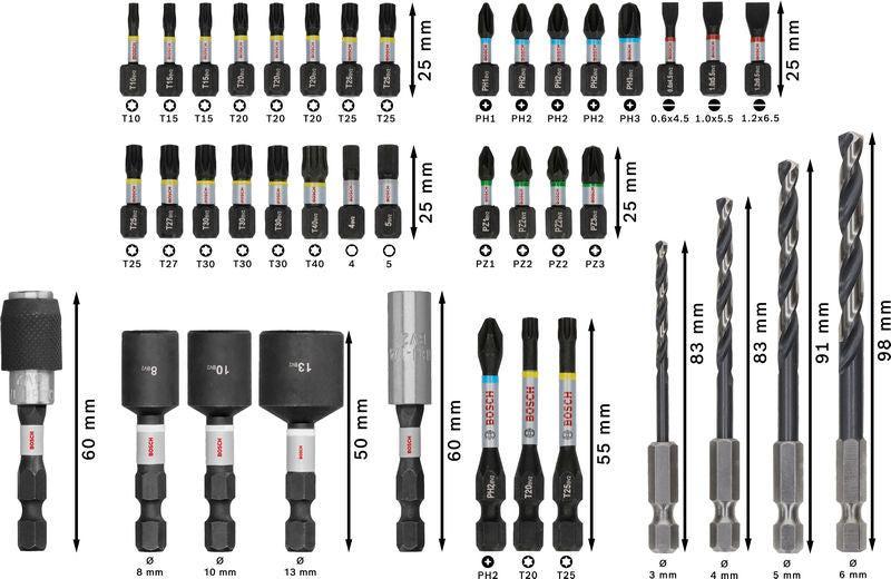 BOSCH PRO Impact Metal Set, 40 kom. - (2608521U86) Madras doo Beograd Madras doo Beograd