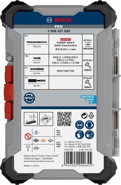 BOSCH PRO Impact Mixed Set, 20 kom. - (2608521U83) Madras doo Beograd Madras doo Beograd