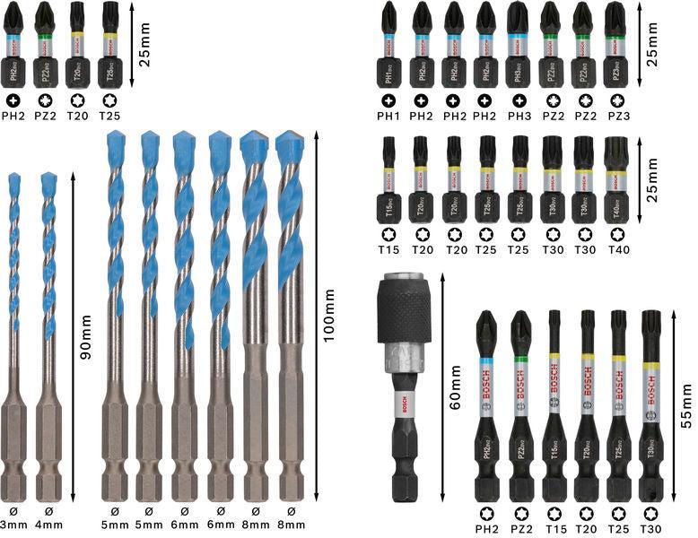BOSCH PRO Impact Mixed Set, 35 kom. - (2608521U82) Madras doo Beograd Madras doo Beograd