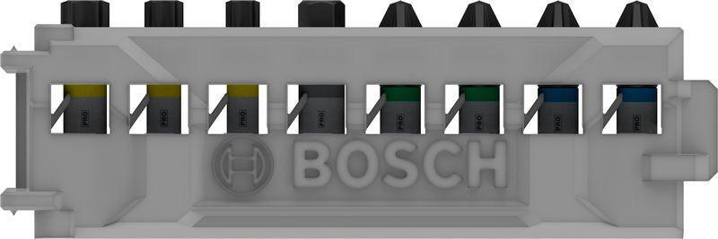 BOSCH PRO Impact set nastavaka za odvrtač, PH2 (×2); PZ2 (×2); H5; T20; T25; T30, 25 mm, 8 kom. - Komplet umetaka uvrtača PRO Impact Set (2608521U62) Madras doo Beograd Madras doo Beograd