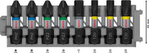 BOSCH PRO Impact set nastavaka za odvrtač, PH2 (×2); PZ2 (×2); H5; T20; T25; T30, 25 mm, 8 kom. - Komplet umetaka uvrtača PRO Impact Set (2608521U62) Madras doo Beograd Madras doo Beograd