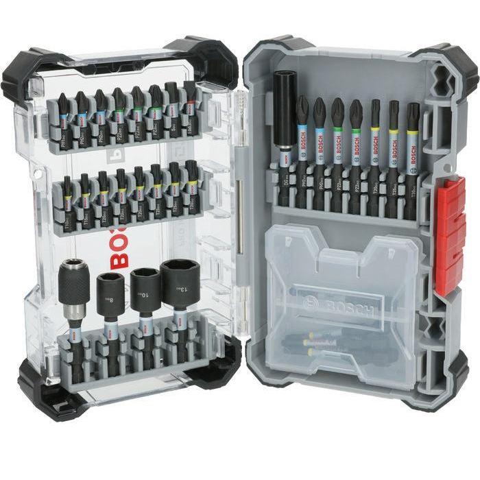 BOSCH PRO Impact set nastavaka za odvrtače, 33 kom. - Komplet umetaka uvrtača PRO Impact Set (2608521U76) Madras doo Beograd Madras doo Beograd