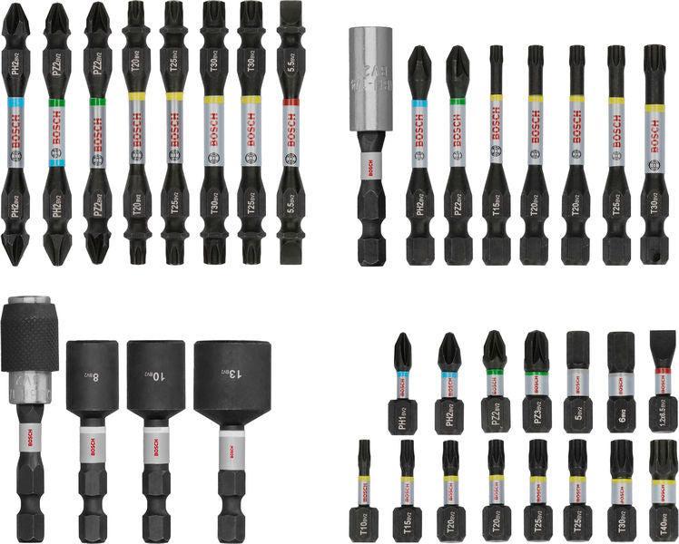 BOSCH PRO Impact set nastavaka za odvrtače, 35 kom. - Komplet umetaka uvrtača PRO Impact Set (2608521U77) Madras doo Beograd Madras doo Beograd