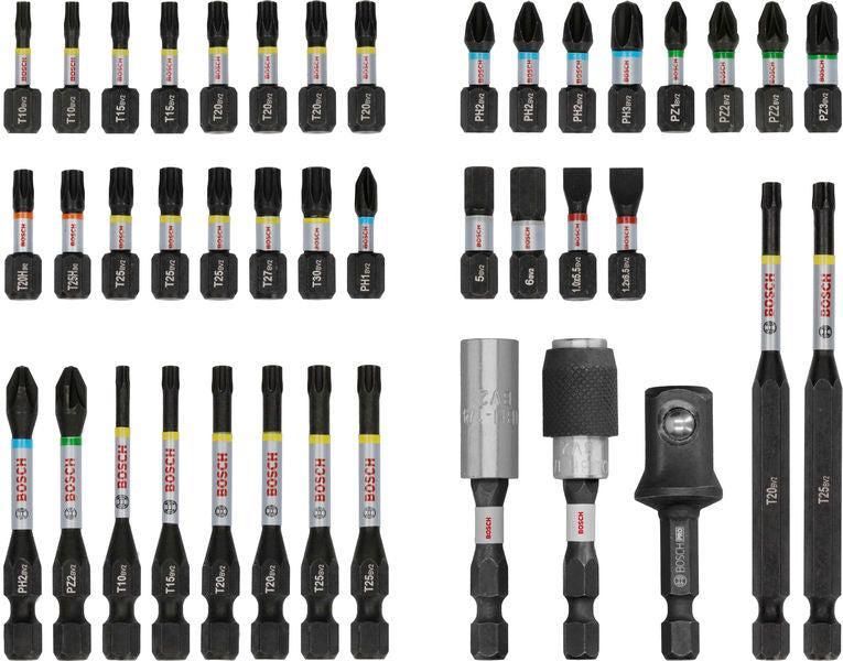 BOSCH PRO Impact set nastavaka za odvrtače, 41 kom. - Komplet umetaka uvrtača PRO Impact Set (2608521U78) Madras doo Beograd Madras doo Beograd