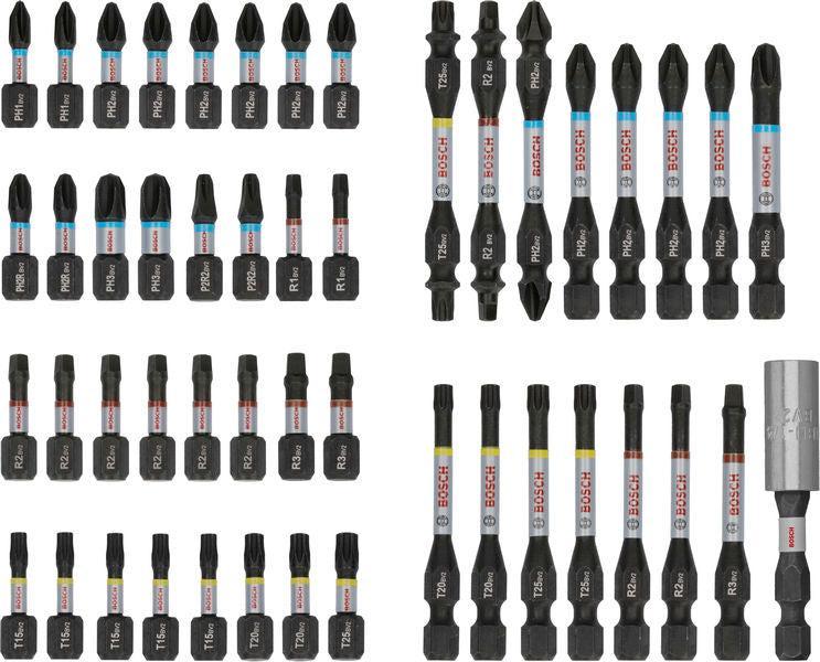 BOSCH PRO Impact set nastavaka za odvrtače, 48 kom. - Komplet umetaka uvrtača PRO Impact Set (2608521U88) Madras doo Beograd Madras doo Beograd
