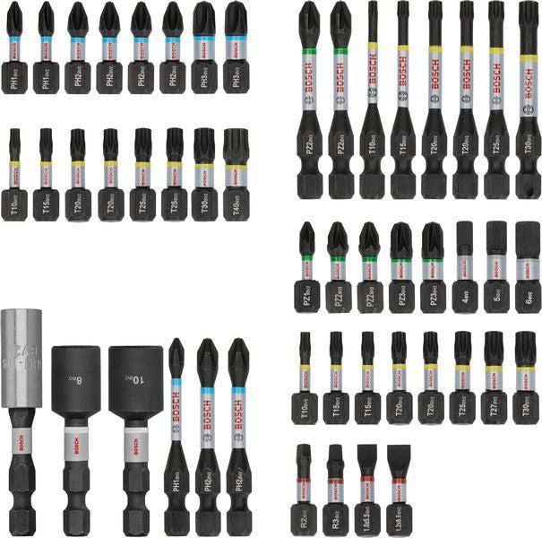 BOSCH PRO Impact set nastavaka za odvrtače, 50 kom. - Komplet umetaka uvrtača PRO Impact Set (2608521U89) Madras doo Beograd Madras doo Beograd