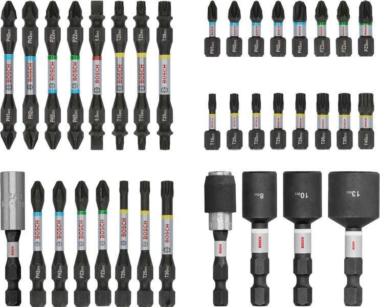 BOSCH PRO Impact set nastavaka za odvrtače, displej, 6×36 kom. - Komplet umetaka uvrtača PRO Impact Set (2608522517) Madras doo Beograd Madras doo Beograd