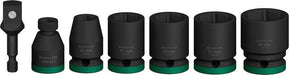 BOSCH PRO Impact set usadnih nastavaka, sa adapterom, 1/2", standardni, 7 kom. - (2608003032) Power Tools BOSCH Madras doo Beograd