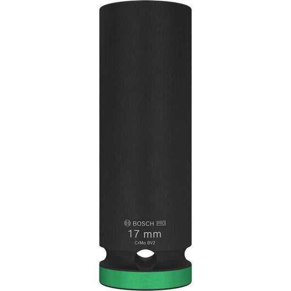 BOSCH PRO Impact Socket, 1/2", 17 mm, duboki - Spojka 1/2" 17mm L Socket (2608003049) Power Tools BOSCH Madras doo Beograd