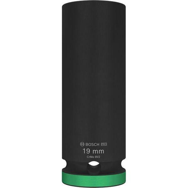 BOSCH PRO Impact Socket, 1/2", 19 mm, duboki - Spojka 1/2" 19mm L Socket (2608003051) Power Tools BOSCH Madras doo Beograd