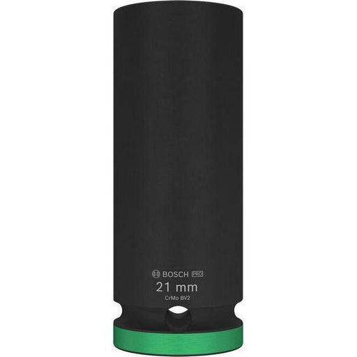 BOSCH PRO Impact Socket, 1/2", 21 mm, duboki - Spojka 1/2" 21mm L Socket (2608003052) Power Tools BOSCH Madras doo Beograd