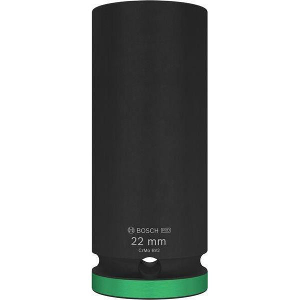 BOSCH PRO Impact Socket, 1/2", 22 mm, duboki - Spojka 1/2" 22mm L Socket (2608003053) Power Tools BOSCH Madras doo Beograd