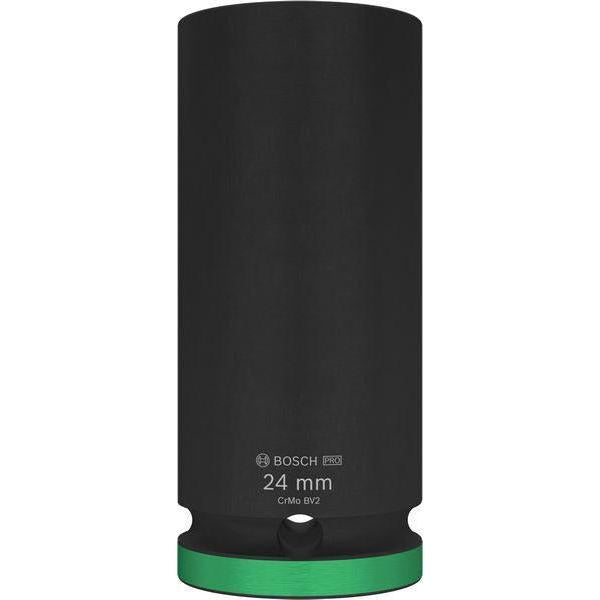 BOSCH PRO Impact Socket, 1/2", 24 mm, duboki - Spojka 1/2" 24mm L Socket (2608003055) Power Tools BOSCH Madras doo Beograd