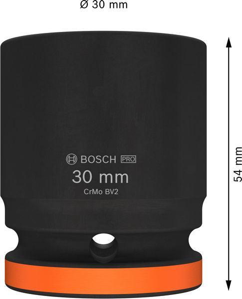 BOSCH PRO Impact Socket, 3/4", 30 mm, standardni - Spojka 3/4" 30mm S Socket (2608003062) Power Tools BOSCH Madras doo Beograd