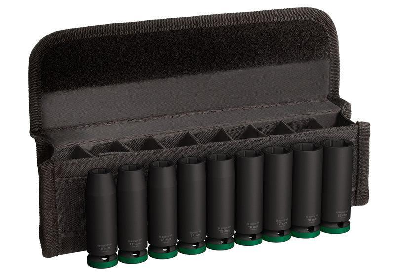 BOSCH PRO Impact Socket Set, 1/2", duboki, 9 delova - (2608003039) Power Tools BOSCH Madras doo Beograd