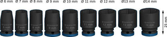 BOSCH PRO Impact Socket Set, 1/4", standardni, 9 delova - (2608003034) Power Tools BOSCH Madras doo Beograd