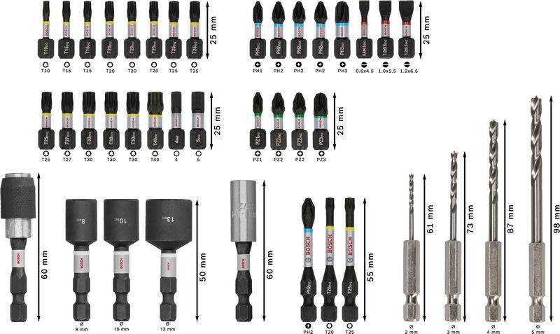 BOSCH PRO Impact Wood Set, 40 kom. - (2608521U87) Madras doo Beograd Madras doo Beograd