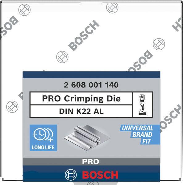 BOSCH PRO kalup za presovanje, DIN K22 AL, 95 mm² / 120 mm², aluminijum - (2608001140) Power Tools BOSCH Madras doo Beograd