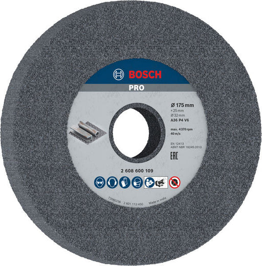 BOSCH PRO Metal brusno tocilo, 175×25×32 mm, G36 - Br.ploča za dvostranu brusilicu175,32,36 (2608600109) Power Tools BOSCH Madras doo Beograd
