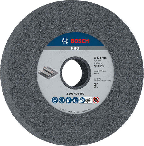 BOSCH PRO Metal brusno tocilo, 175×25×32 mm, G36 - Br.ploča za dvostranu brusilicu175,32,36 (2608600109) Power Tools BOSCH Madras doo Beograd