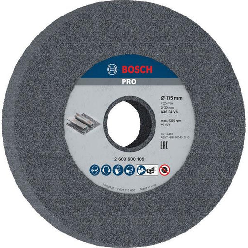 BOSCH PRO Metal brusno tocilo, 175×25×32 mm, G36 - Br.ploča za dvostranu brusilicu175,32,36 (2608600109) Power Tools BOSCH Madras doo Beograd