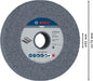 BOSCH PRO Metal brusno tocilo, 175×25×32 mm, G60 - Br.ploča za dvostranu brusilicu175,32,60 (2608600110) Power Tools BOSCH Madras doo Beograd