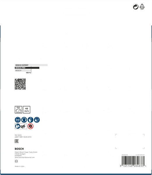BOSCH PRO Metal brusno tocilo, 200×25×32 mm, G36 - Br.ploča za dvostranu brusilicu200,32,36 (2608600111) Madras doo Beograd Madras doo Beograd