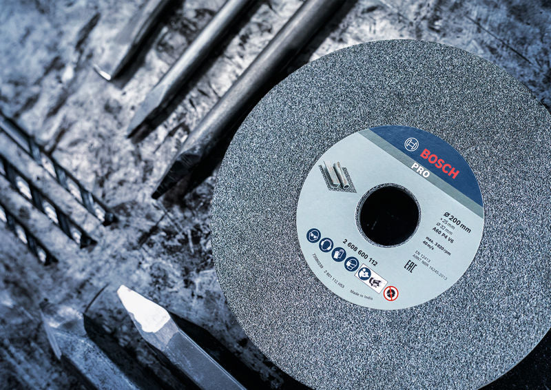BOSCH PRO Metal brusno tocilo, 200×25×32 mm, G46 - Br.ploča za dvostranu brusilicu200,32,46 (2608600106) Power Tools BOSCH Madras doo Beograd