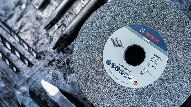 BOSCH PRO Metal brusno tocilo, 200×25×32 mm, G46 - Br.ploča za dvostranu brusilicu200,32,46 (2608600106) Power Tools BOSCH Madras doo Beograd