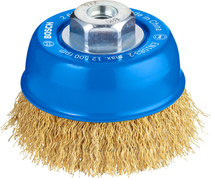 BOSCH PRO Metal clean lončasta četka, 75 x 0,3 mm, navoj - Lončasta četka,talasas.žica 75mm,0,3,M10 (2608622062) Madras doo Beograd Madras doo Beograd