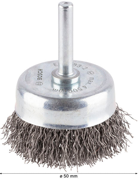 BOSCH PRO Metal clean lončasta četka, ravni prihvat, 50×0,3 mm - Lončasta četka 50 talasas.žica,0.3 Čelik (2608622006) Madras doo Beograd Madras doo Beograd