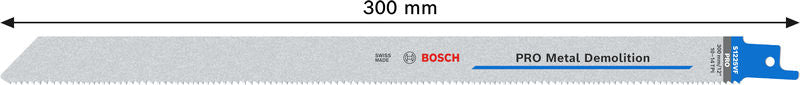 BOSCH PRO Metal Demolition S1225VF list testere, 1,25×19×300 mm, 25 kom. - List sablja testere RBP- 25ER S 1225 VF (2608659002) Madras doo Beograd Madras doo Beograd