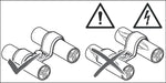 BOSCH PRO Metal dupli držač kabla, EMD-10 - Kablovska obujmica PRO EMD-10 (1600A03C2J) Power Tools BOSCH Madras doo Beograd