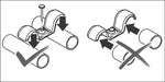 BOSCH PRO Metal dupli držač kabla, EMD-22 - Kablovska obujmica PRO EMD-22 (1600A03C2N) Power Tools BOSCH Madras doo Beograd