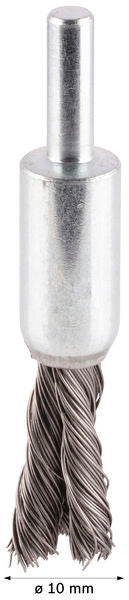 BOSCH PRO Metal heavy krajnja četka, ravni prihvat, 10×0,35 mm - Četka u obliku kičice,plete.žica 10,0,35 (2608622115) Madras doo Beograd Madras doo Beograd