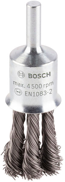 BOSCH PRO Metal heavy krajnja četka, ravni prihvat, 19×0,35 mm - Četka u obliku kičice,plete.žica 19,0,35 (2608622116) Madras doo Beograd Madras doo Beograd