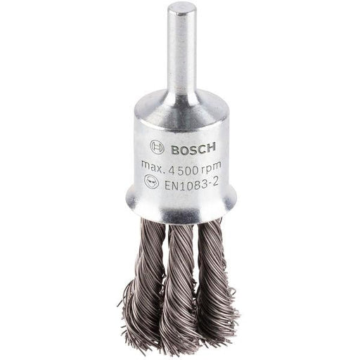 BOSCH PRO Metal heavy krajnja četka, ravni prihvat, 19×0,35 mm - Četka u obliku kičice,plete.žica 19,0,35 (2608622116) Madras doo Beograd Madras doo Beograd